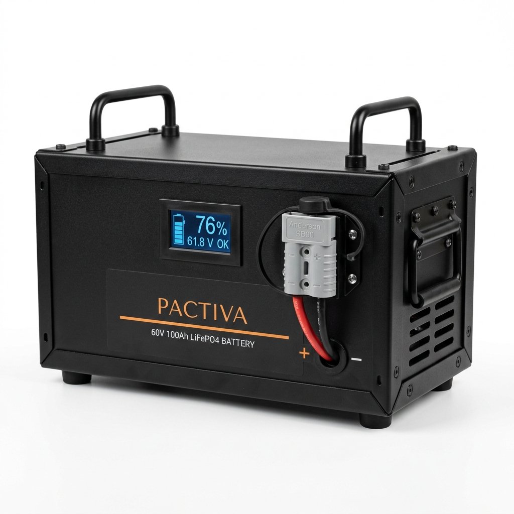 PACTIVA 60V 100Ah E-Rickshaw Heavy Duty LFP Battery Pack