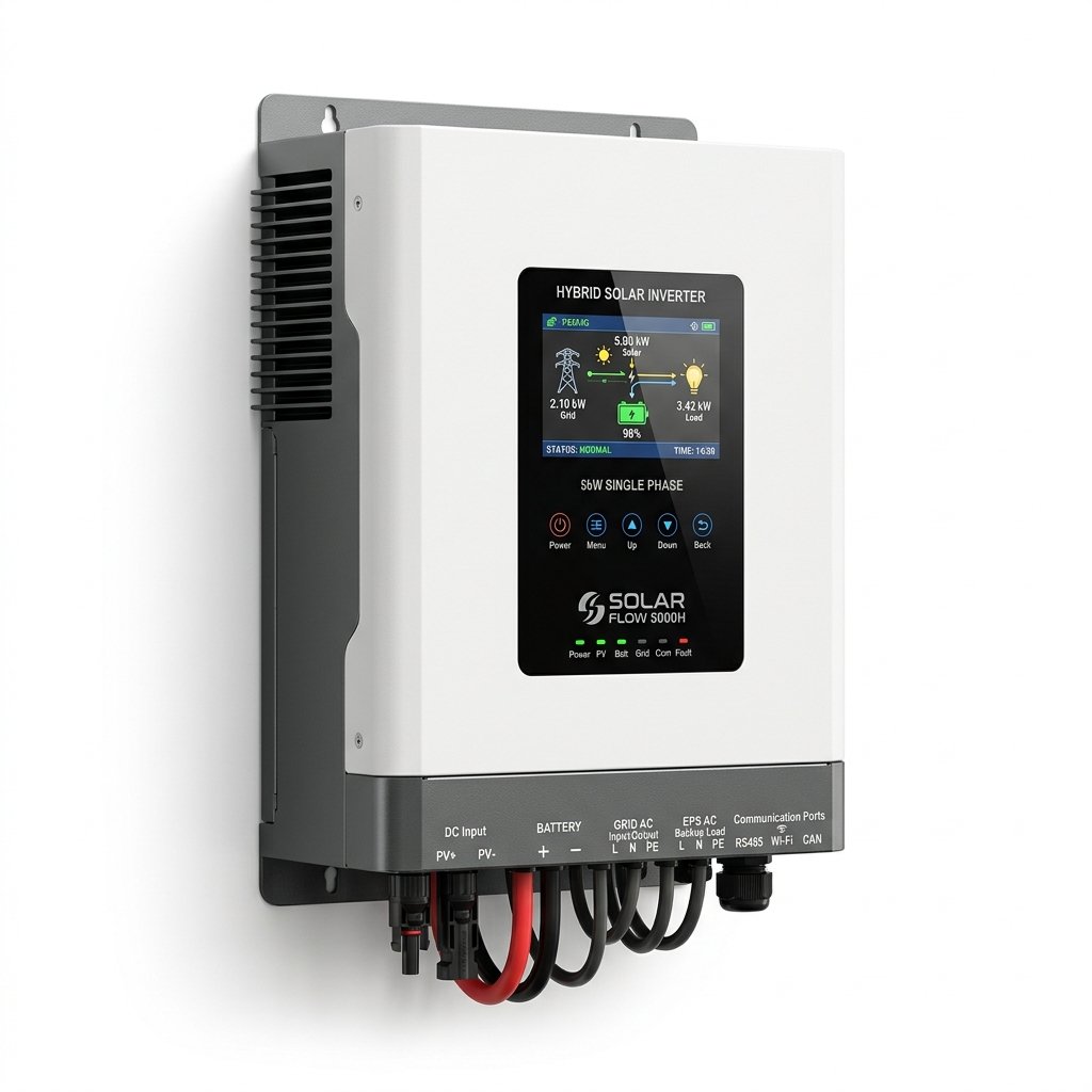 PACTIVA 5kW Hybrid Wall-Mounted Solar Inverter with Dual MPPT